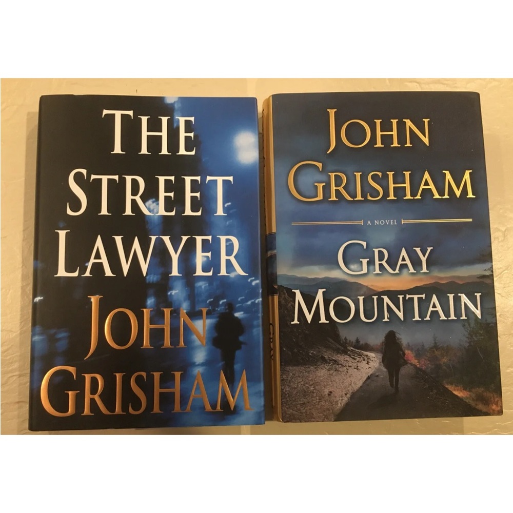 Lot/2 John Grisham Hardback Novels With Dust Jackets